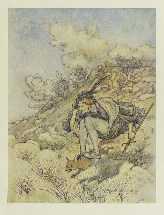 Arthur Rackham, el pajaro dorado