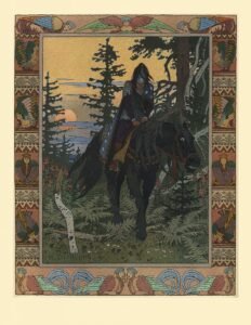 Ivan Yakovlevich Bilibin Illustration for the Fairy tale of Vasilisa the Beautiful and White Horseman 190 MeisterDrucke 755498