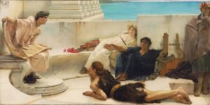 Laurence Alma Tadema, Una lectura de Homero