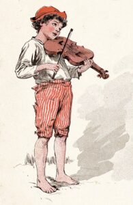 el niño y el violin