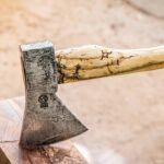 afilar el hacha