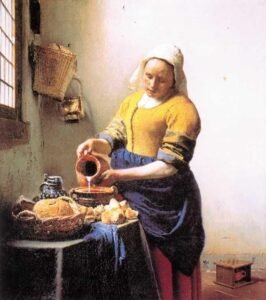 Johannes Vermeer - La lechera