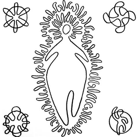 mari representación primitiva