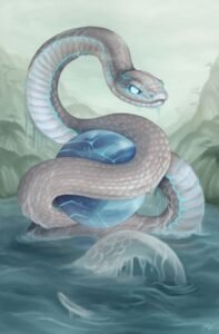 serpiente blanca