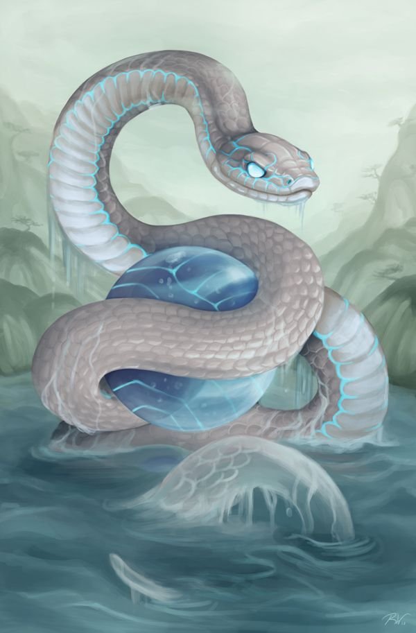 serpiente blanca