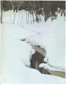rio en la nieve, Ivan Bilibin