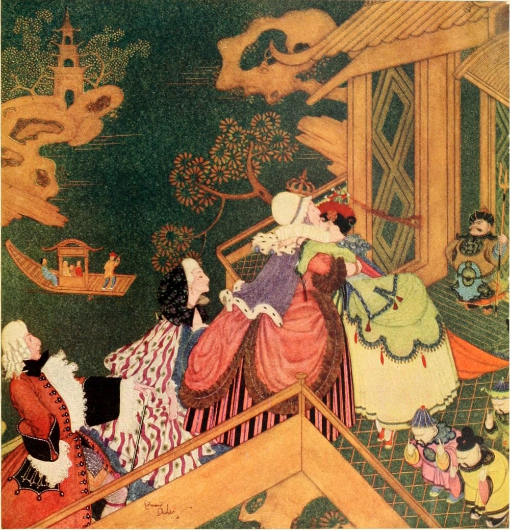 Edmund Dulac, la serpiente verde