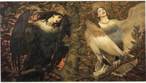 Sirin y Alkonost. Pájaros de la alegría y el dolor, 1896, Viktor Vasnetsov