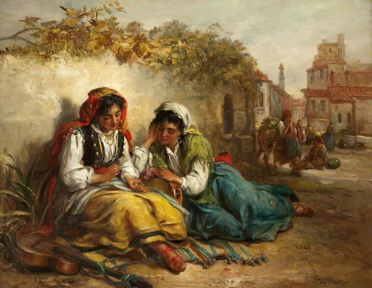 Las gitanas, Thomas Kent Pelham (c.1831–1907)