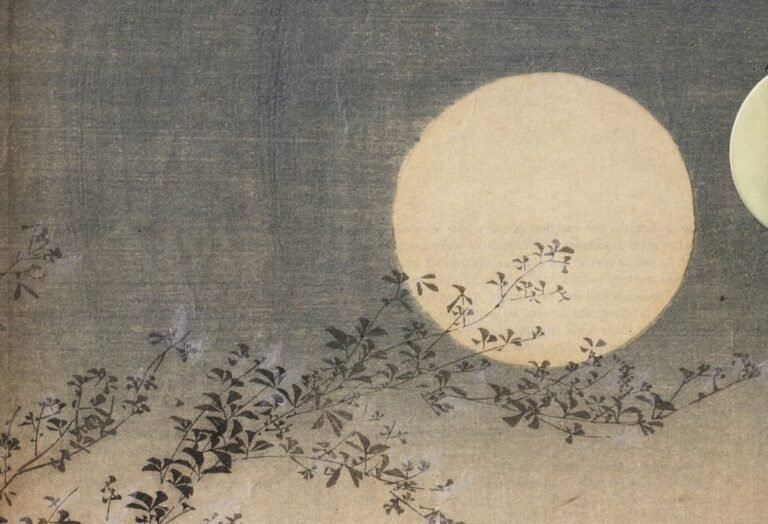 luna pintura japonesa