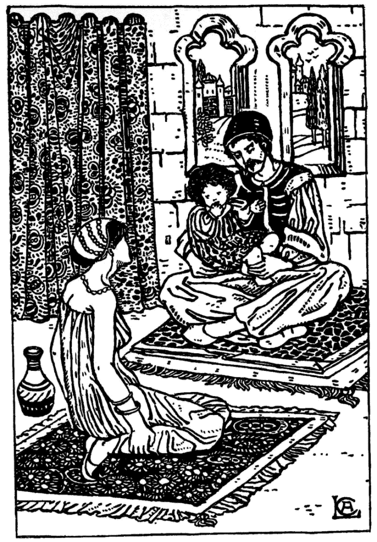 el rey y los cuarenta peris