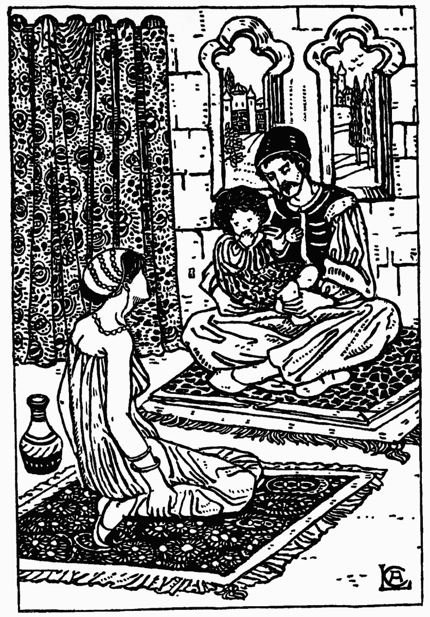 el rey y los cuarenta peris