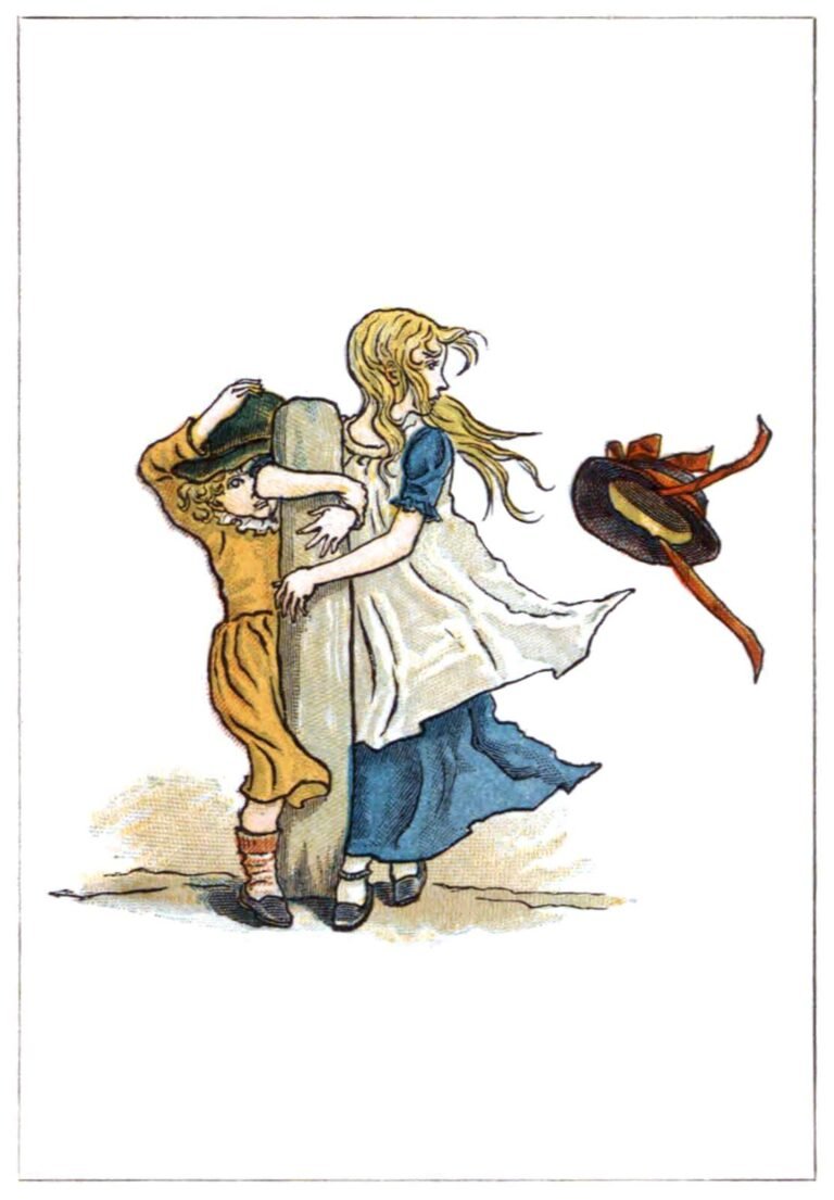 Ilustración: March, Kate Greenaway (1846-1901)