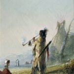 indio fumando tabaco