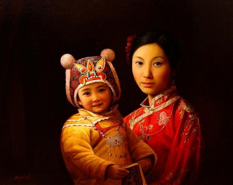 madre e hijo