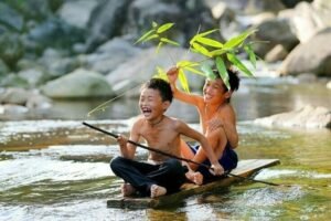 niños asia