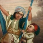 pintura niños persas