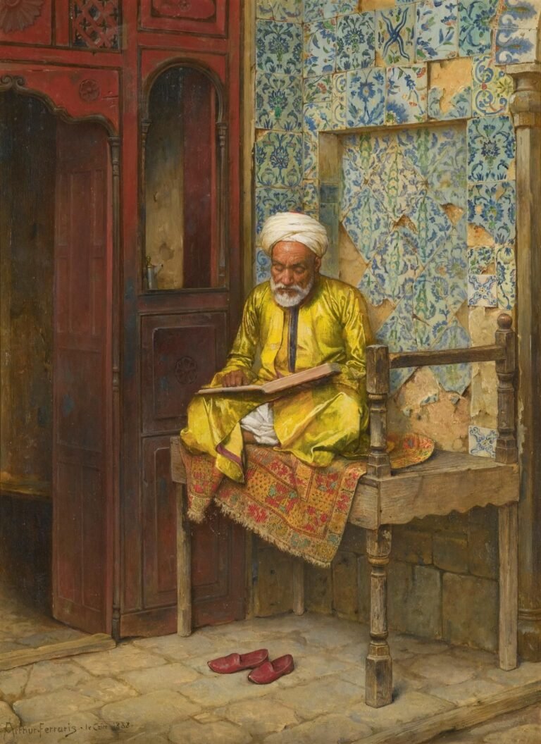 Arthur Ferraris, anciano en El Cairo