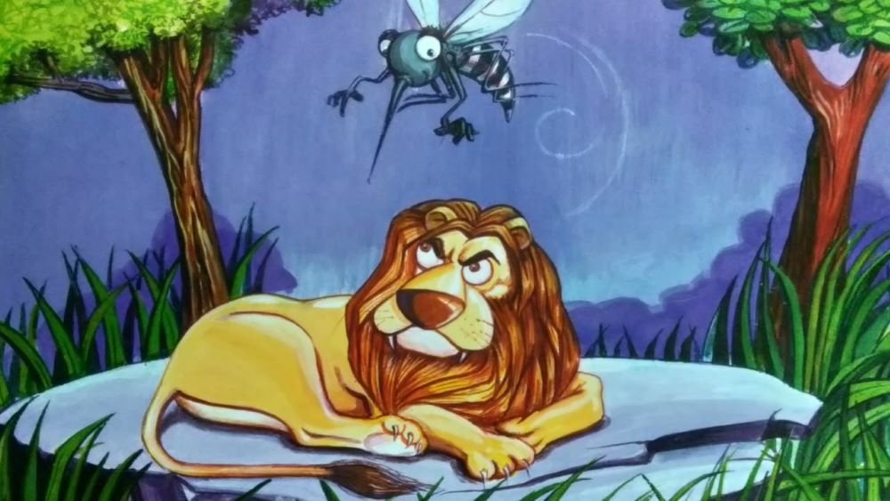 el leon y el mosquito