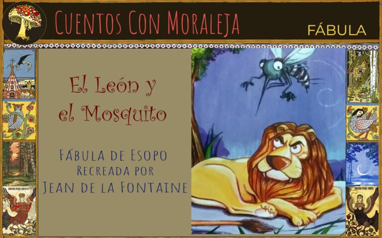 Fabula el león y el mosquito