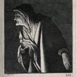 Grabado 1805 Bruja