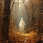 fantasma en bosque