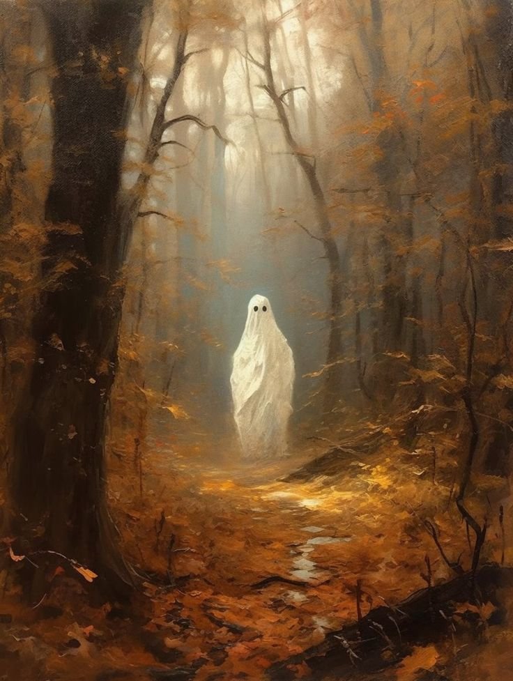 fantasma en bosque