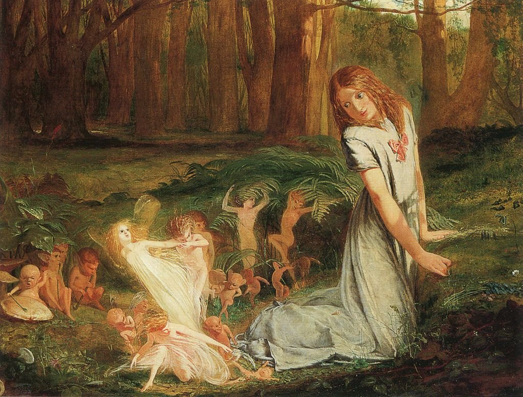 niña y hadas