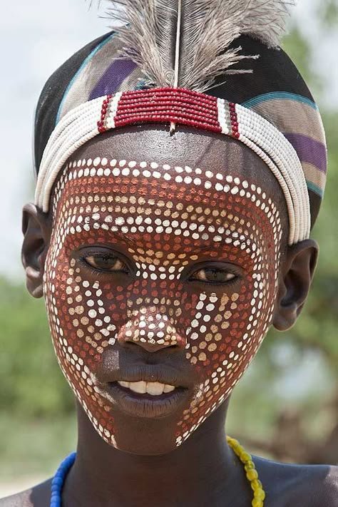 arte facial ritual africano