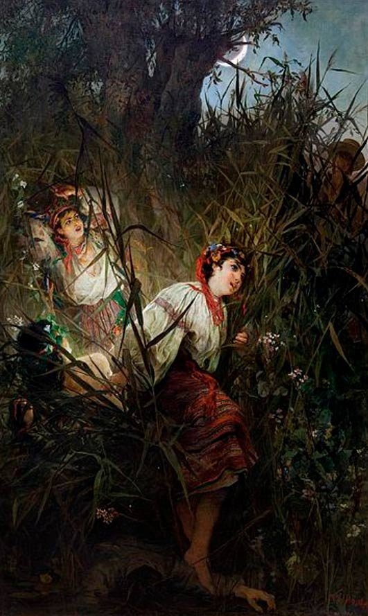 mujeres bosque