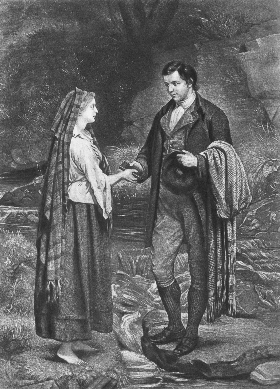 mujer con capucha Tatterhood